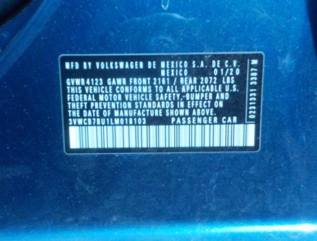 3VWCB7BU1LM018103