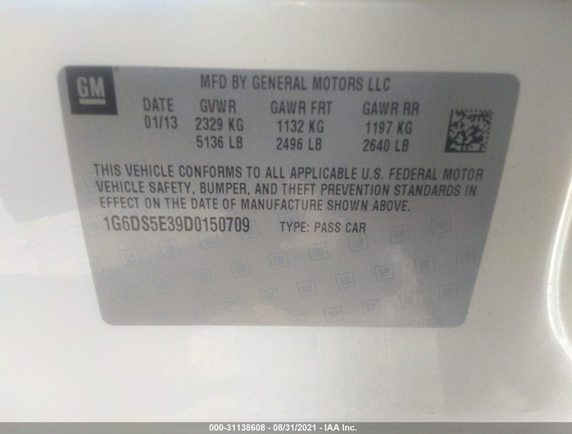 1G6DS5E39D0150709