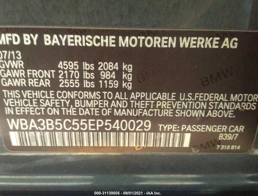 WBA3B5C55EP540029