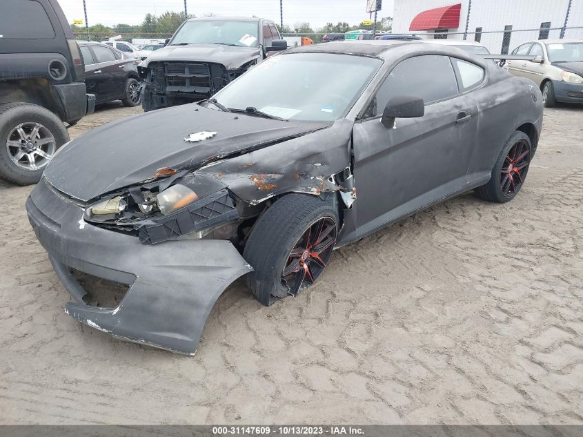 KMHHN66F97U235966 2007 Hyundai Tiburon Gt/Gt Limited/Se