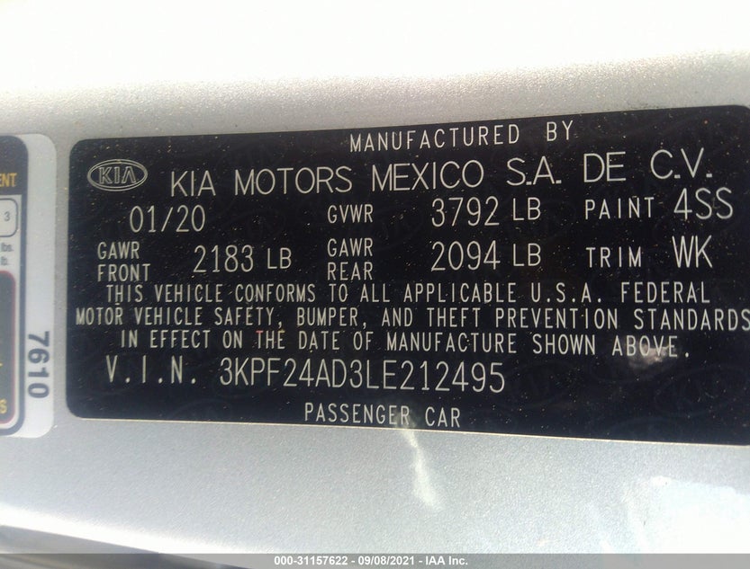 3KPF24AD3LE212495