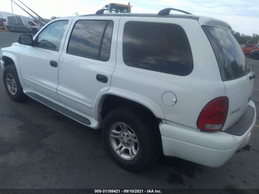 2003 Dodge Durango Slt Plus VIN: 1D4HS58N03F540608 Lot: 31188421