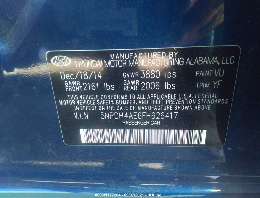 5NPDH4AE6FH626417
