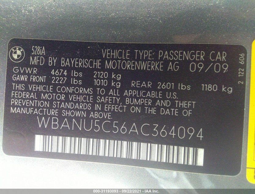 WBANU5C56AC364094