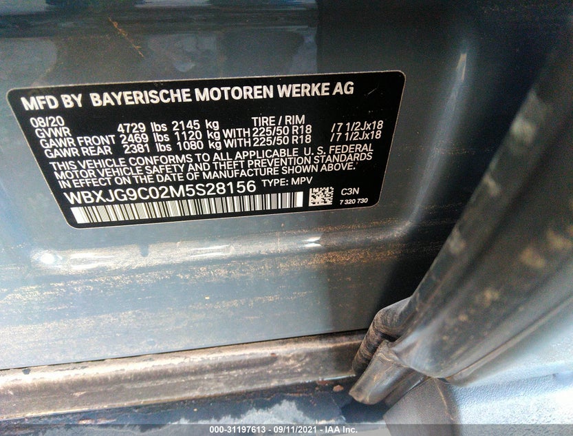 WBXJG9C02M5S28156