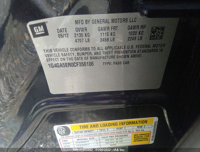 1G4GA5ER0CF356106
