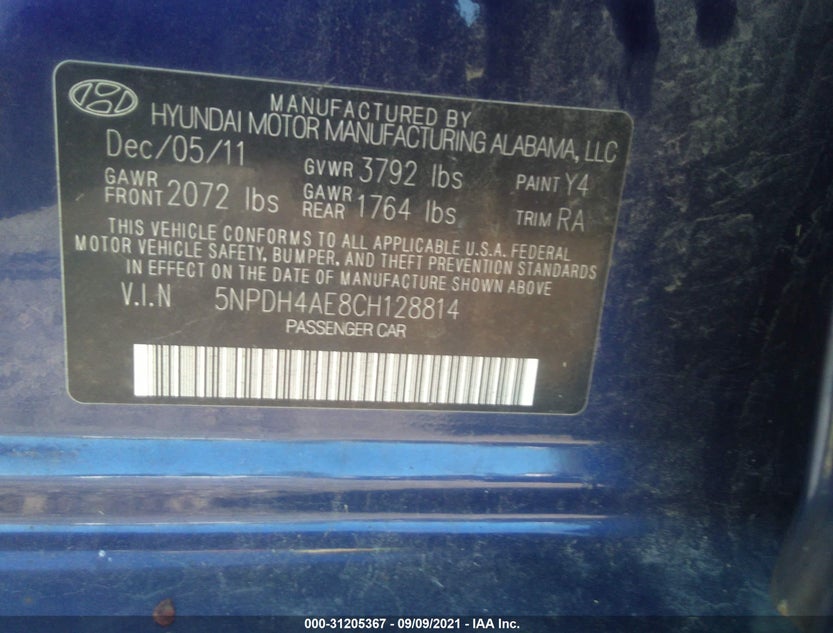 5NPDH4AE8CH128814