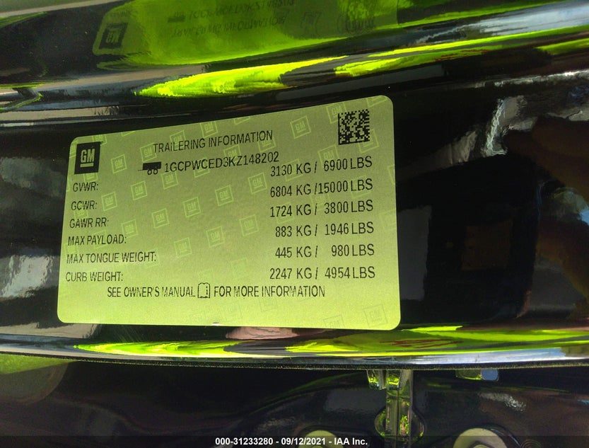 1GCPWCED3KZ148202