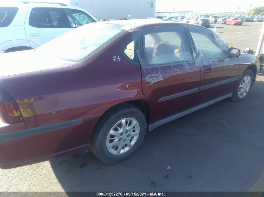 2000 Chevrolet Impala VIN: 2G1WF55E5Y9136936 Lot: 31257276