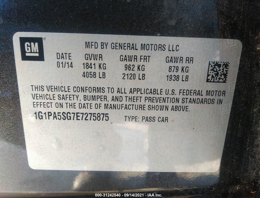 1G1PA5SG7E7275875