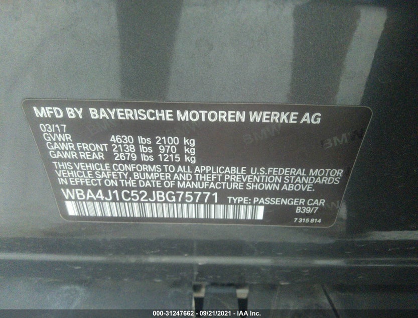 WBA4J1C52JBG75771
