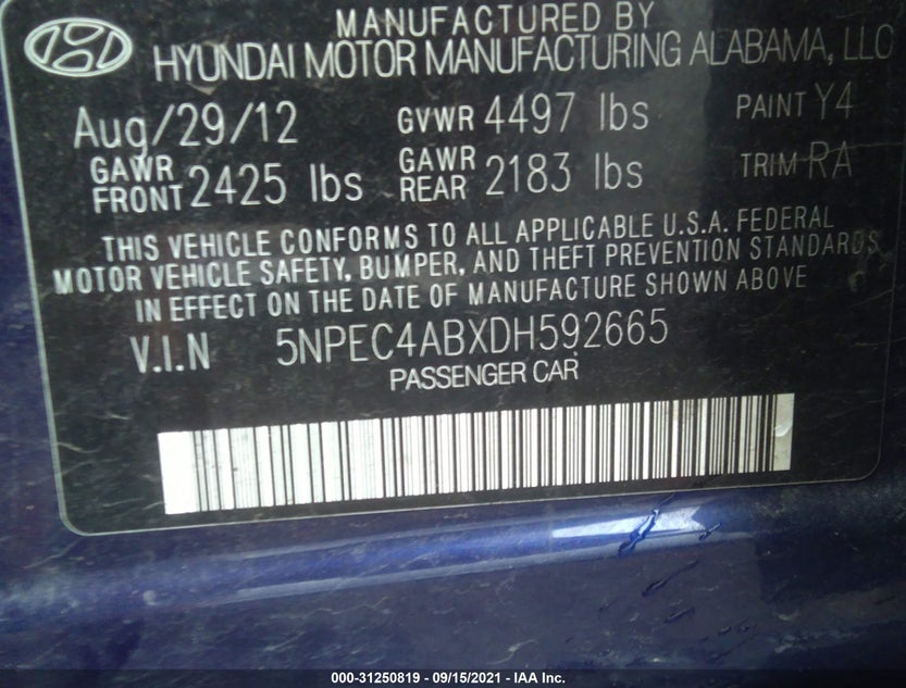 5NPEC4ABXDH592665