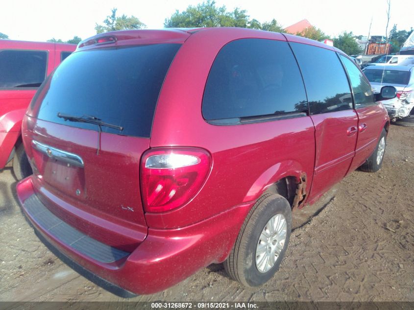 2005 Chrysler Town & Country Lx VIN: 2C4GP44R95R532614 Lot: 40952265