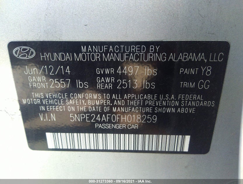 5NPE24AF0FH018259