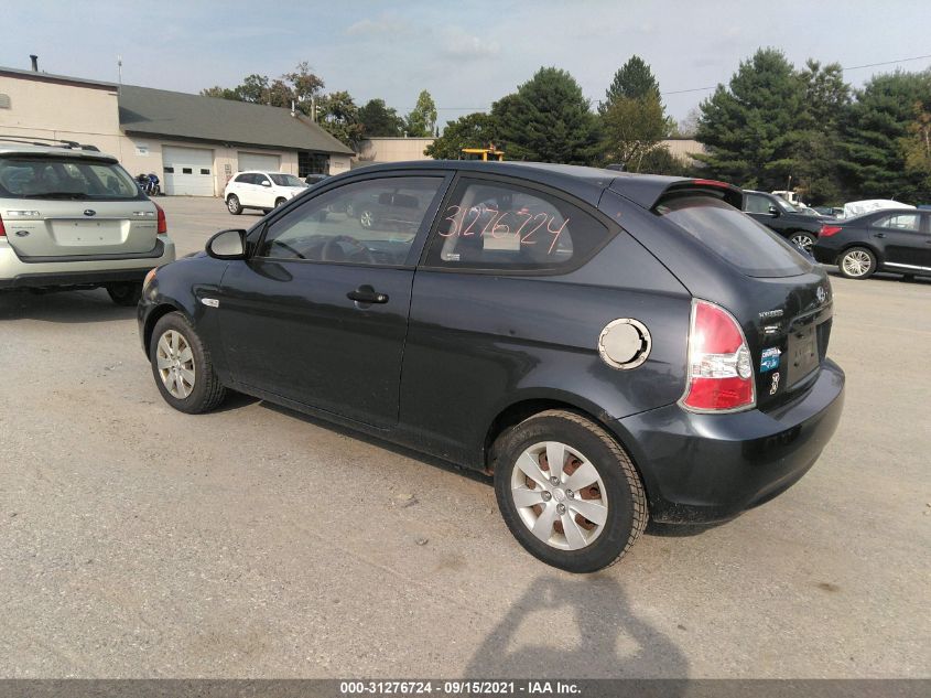 2009 Hyundai Accent Gs VIN: KMHCM36C19U109296 Lot: 31276724