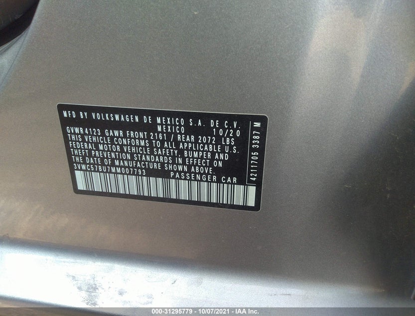 3VWC57BU7MM007793