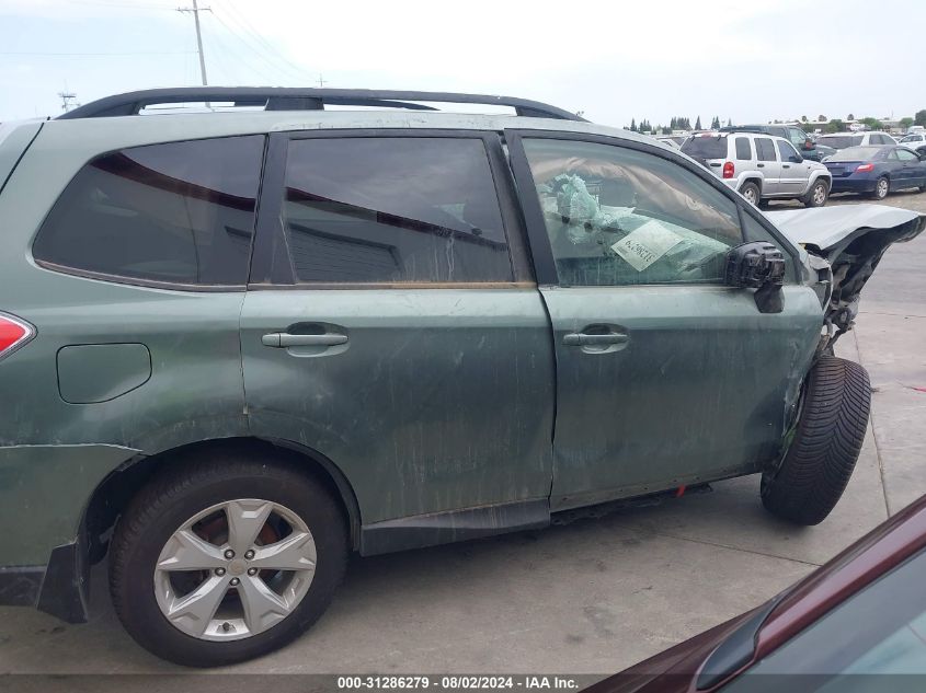 2015 Subaru Forester 2.5I Premium VIN: JF2SJADCXFH408419 Lot: 31286279