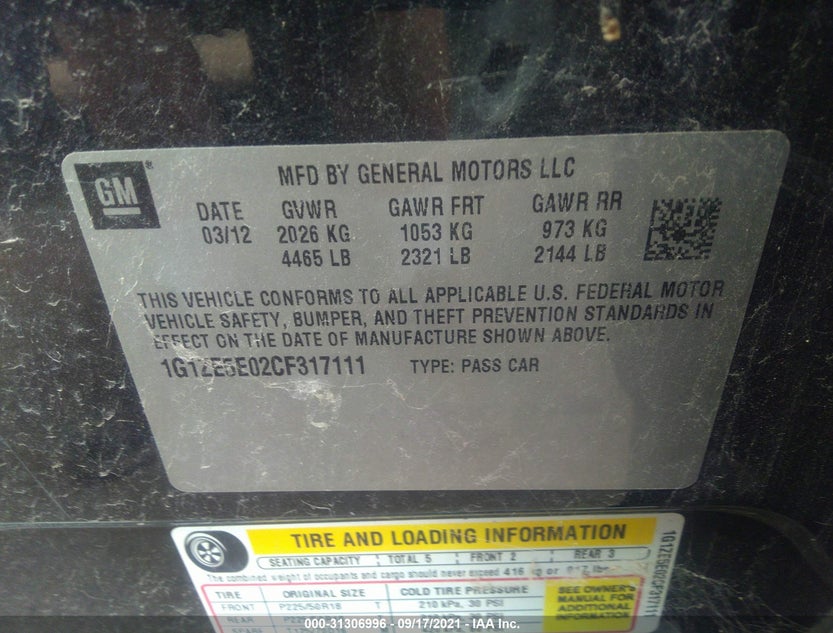 1G1ZE5E02CF317111