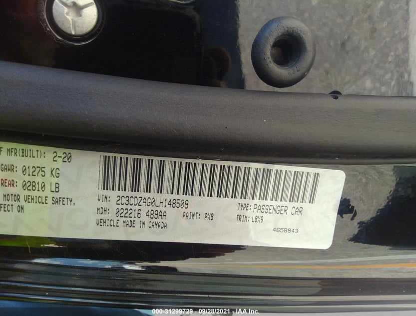 2C3CDZAG0LH148509