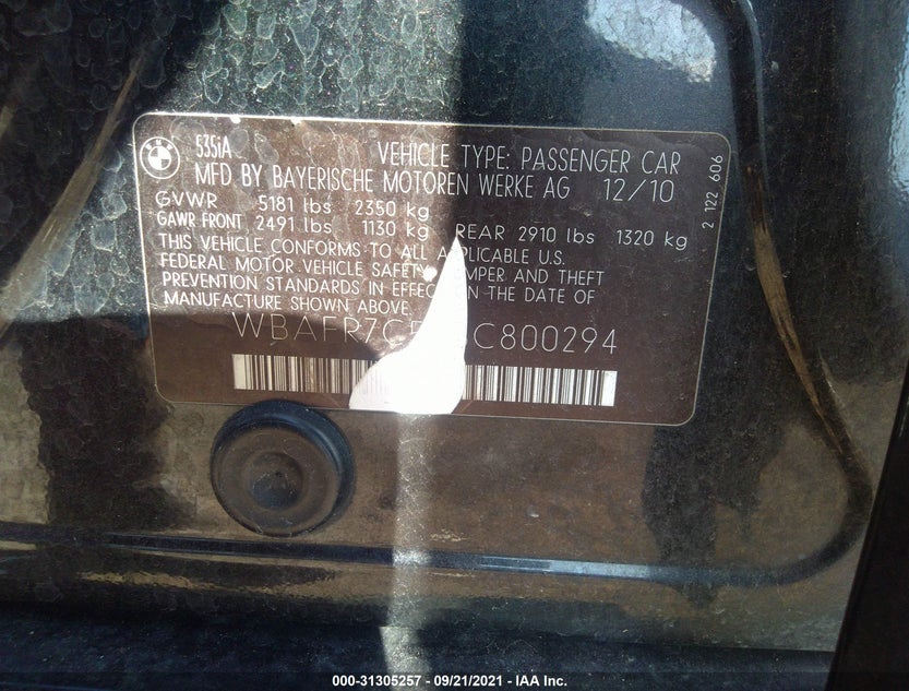 WBAFR7C50BC800294