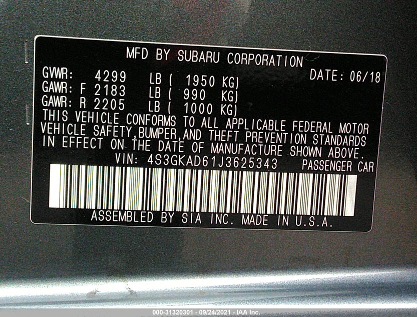 4S3GKAD61J3625343