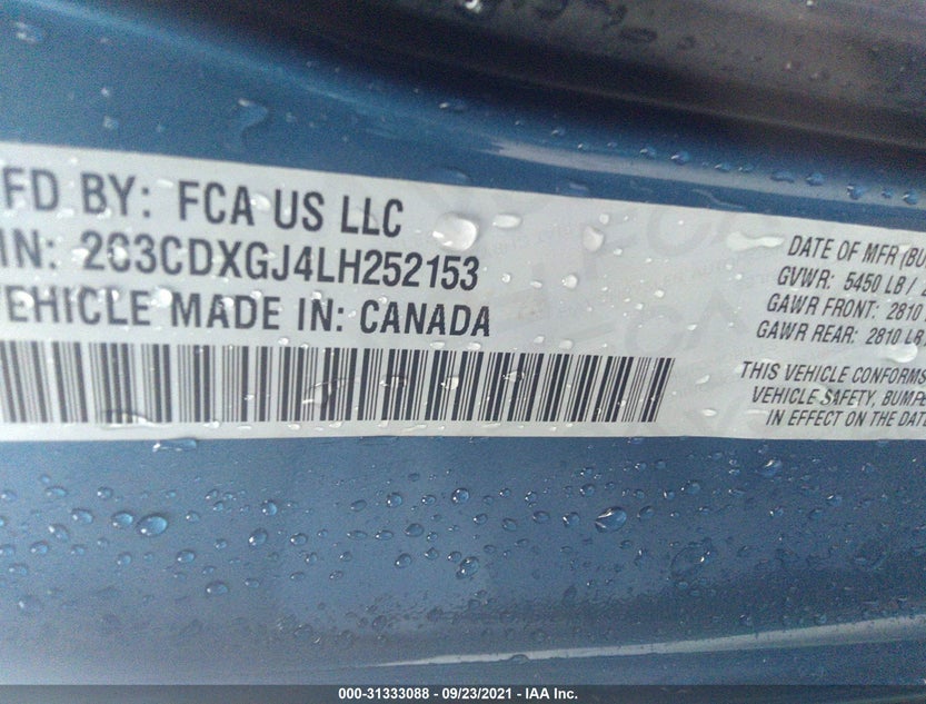 2C3CDXGJ4LH252153
