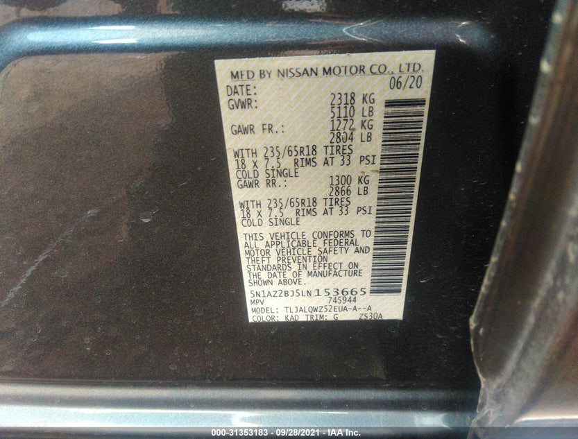 5N1AZ2BJ5LN153665