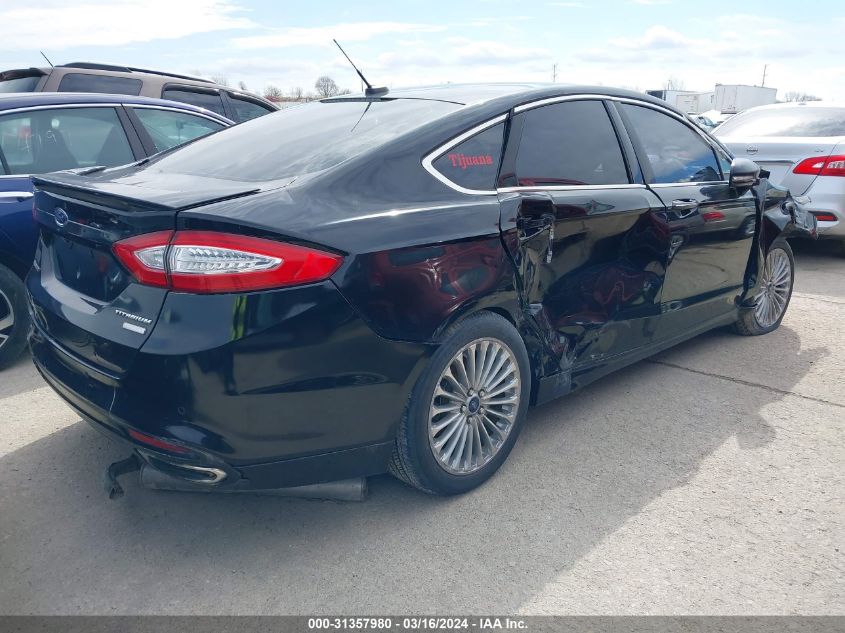 2016 Ford Fusion Titanium VIN: 3FA6P0K91GR343921 Lot: 31357980