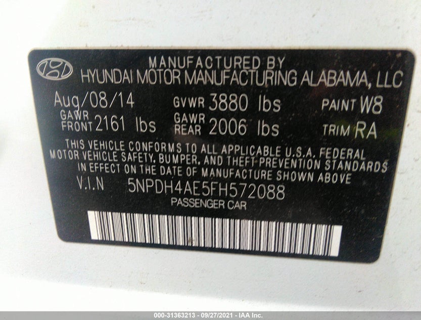 5NPDH4AE5FH572088