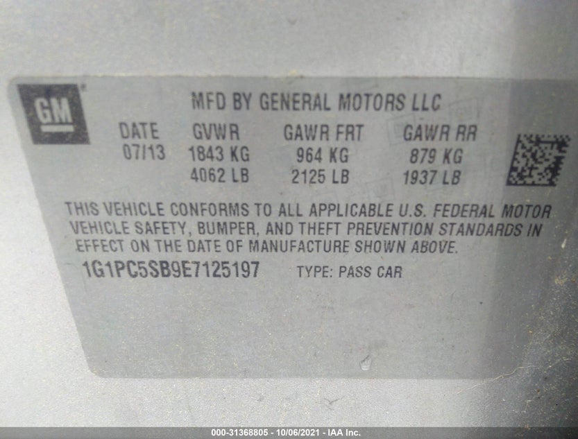 1G1PC5SB9E7125197