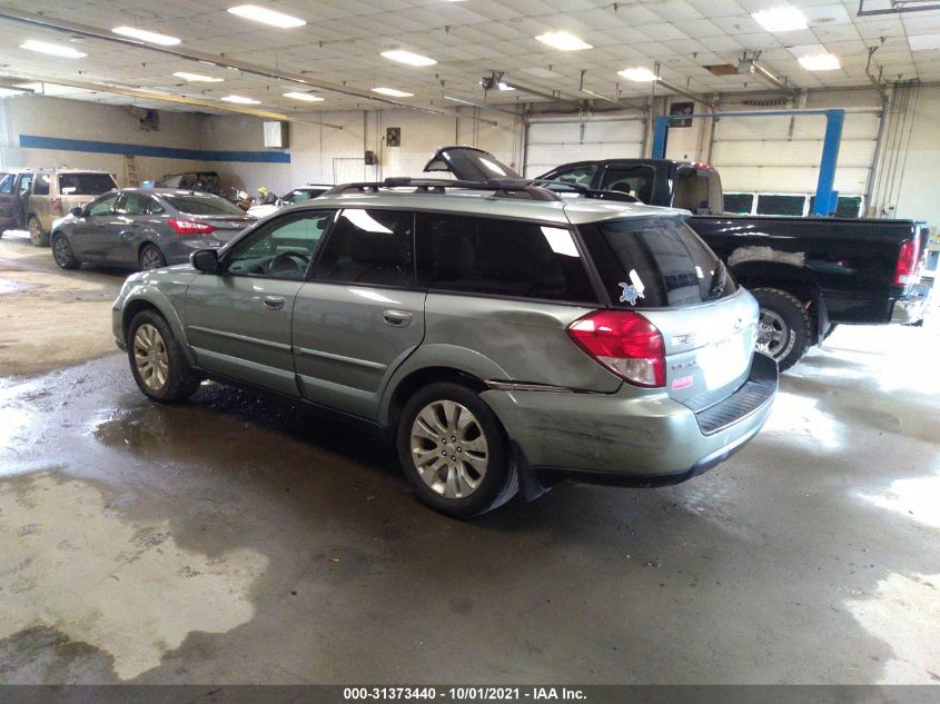 2009 Subaru Outback 2.5I Limited VIN: 4S4BP66CX97326204 Lot: 31373440