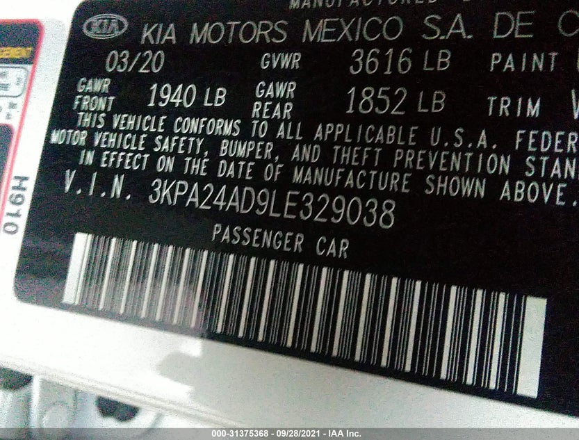 3KPA24AD9LE329038