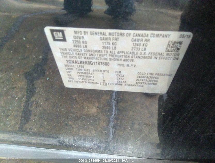 2GNALBEK8G1187608