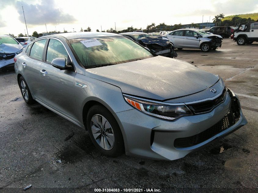 2018 Kia Optima Hybrid Premium VIN: KNAGT4LEXJ5021525 Lot: 40336172