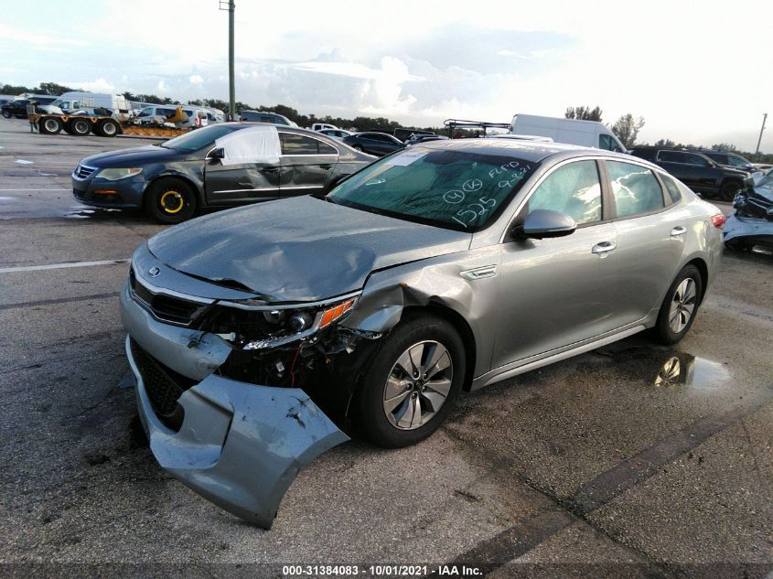 2018 Kia Optima Hybrid Premium VIN: KNAGT4LEXJ5021525 Lot: 40336172