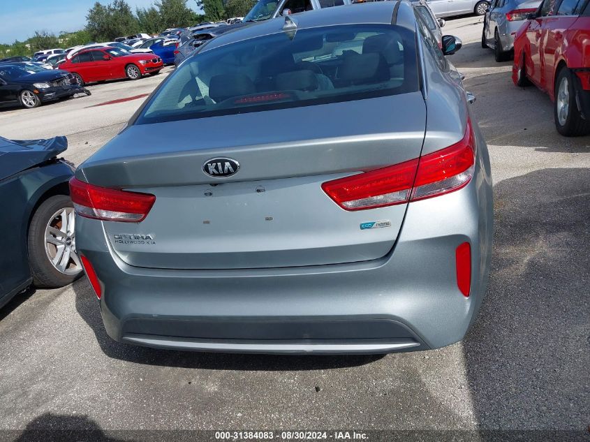 2018 Kia Optima Hybrid Premium VIN: KNAGT4LEXJ5021525 Lot: 40336172