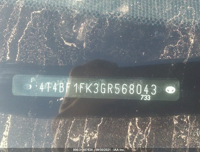 4T4BF1FK3GR568043