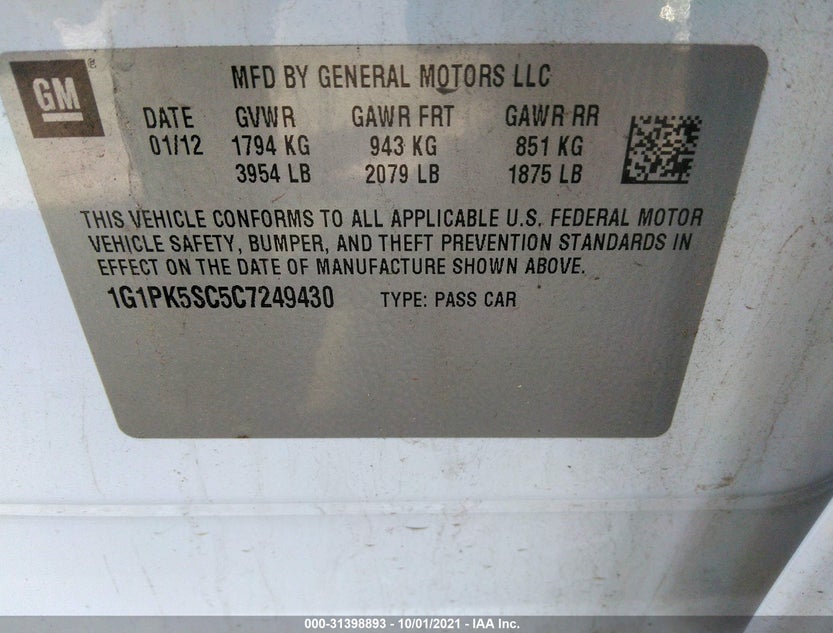 1G1PK5SC5C7249430