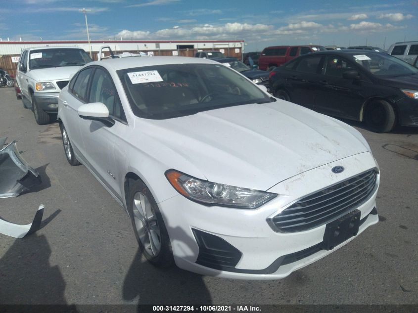 3FA6P0LU8KR242600 2019 Ford Fusion Hybrid Se