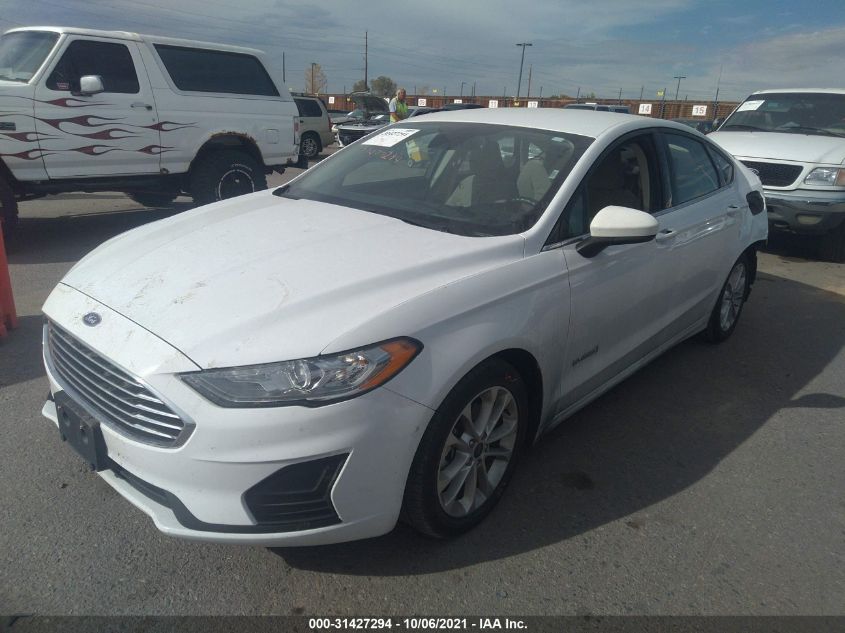 2019 Ford Fusion Hybrid Se VIN: 3FA6P0LU8KR242600 Lot: 31427294