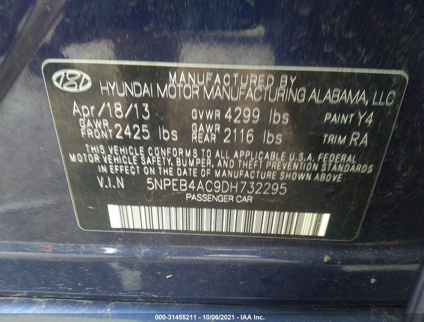 5NPEB4AC9DH732295