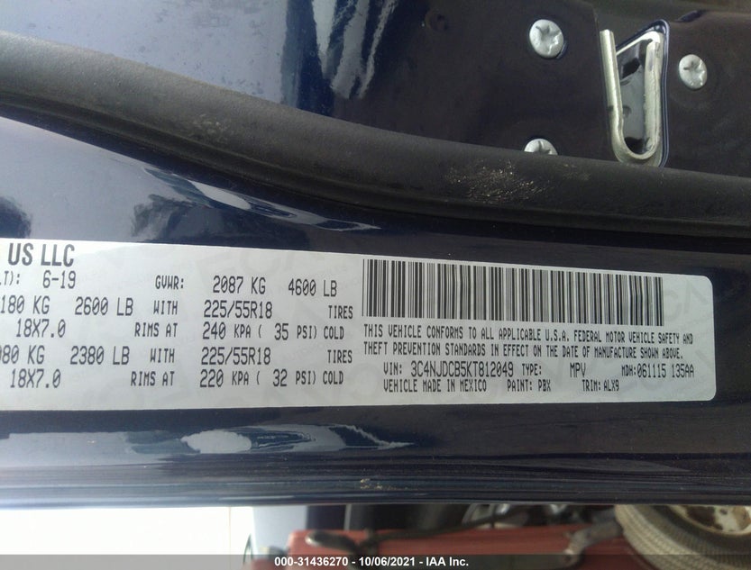3C4NJDCB5KT812049