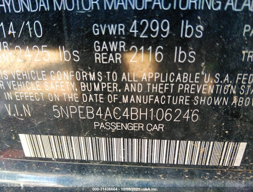 5NPEB4AC4BH106246