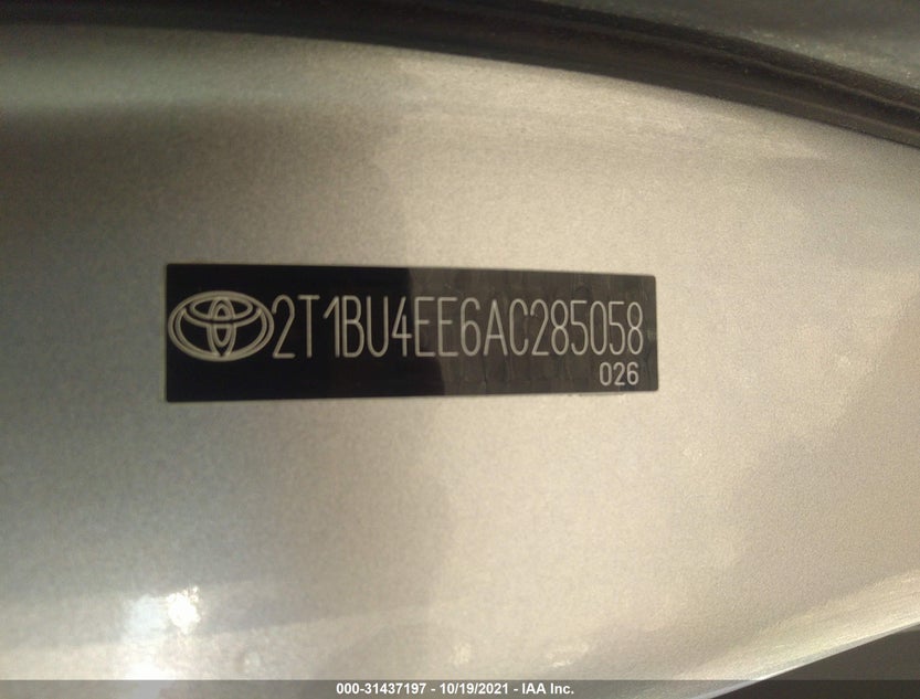 2T1BU4EE6AC285058