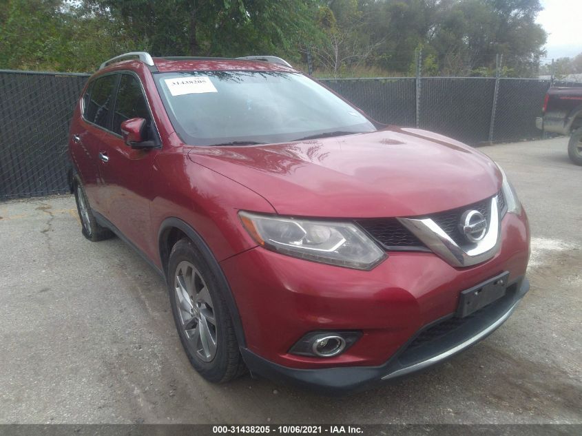 2015 Nissan Rogue Sl VIN: 5N1AT2MT0FC843694 Lot: 31438205