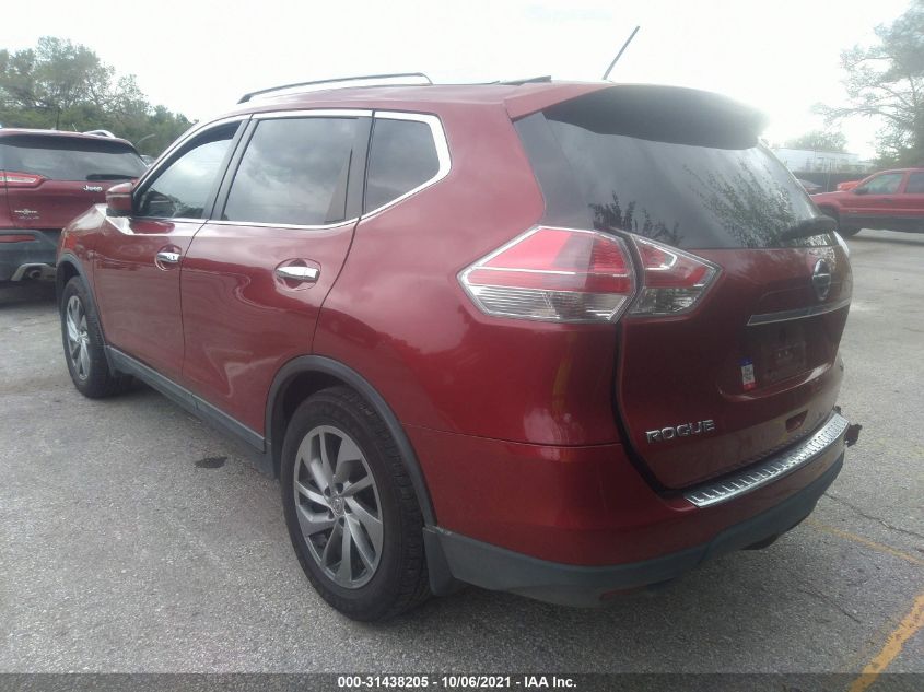 2015 Nissan Rogue Sl VIN: 5N1AT2MT0FC843694 Lot: 31438205