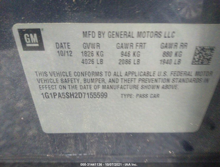 1G1PA5SH2D7155599