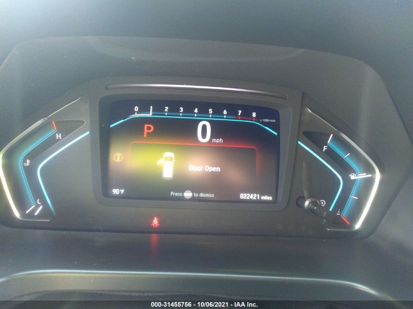 2019 Honda Odyssey Ex-L VIN: 5FNRL6H74KB076229 Lot: 31455756