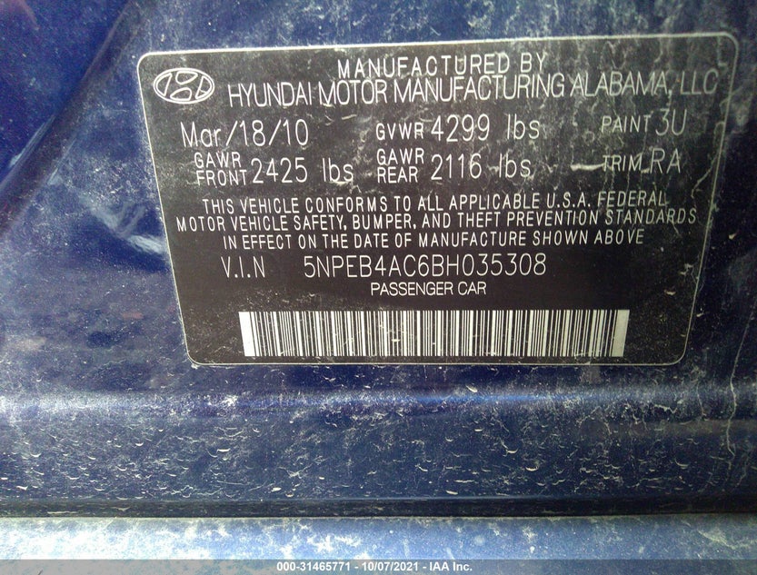 5NPEB4AC6BH035308