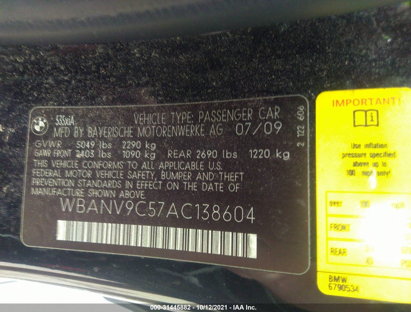 WBANV9C57AC138604